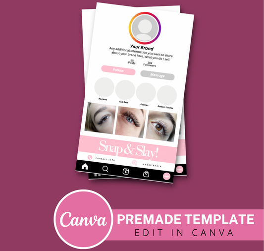 DIY Instagram Business Card