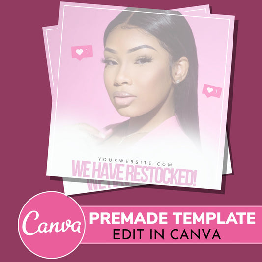 Restock Flyer Template