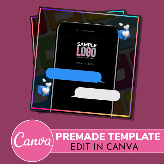 Text Message Premade Flyer